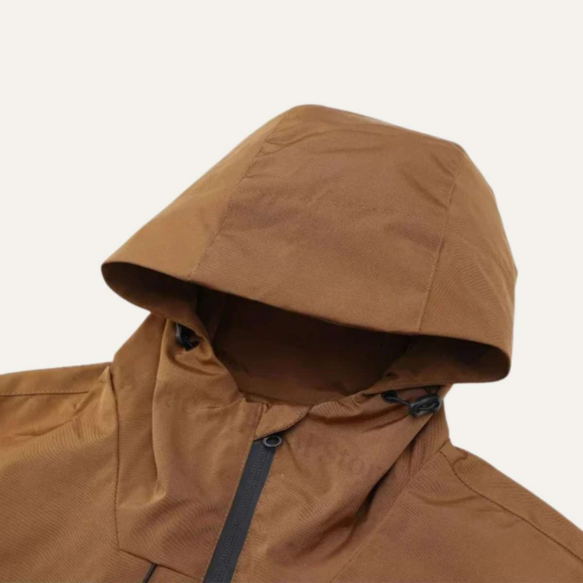 Heren Outdoor Jacket met Capuchon en Ritssluiting Regular Fit