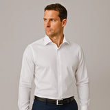 Heren Overhemd Lange Mouw Kreukvrij met Cutaway Kraag Slim Fit
