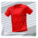 Heren Sport T-Shirt Korte Mouw met Ronde Hals en Grafisch Design