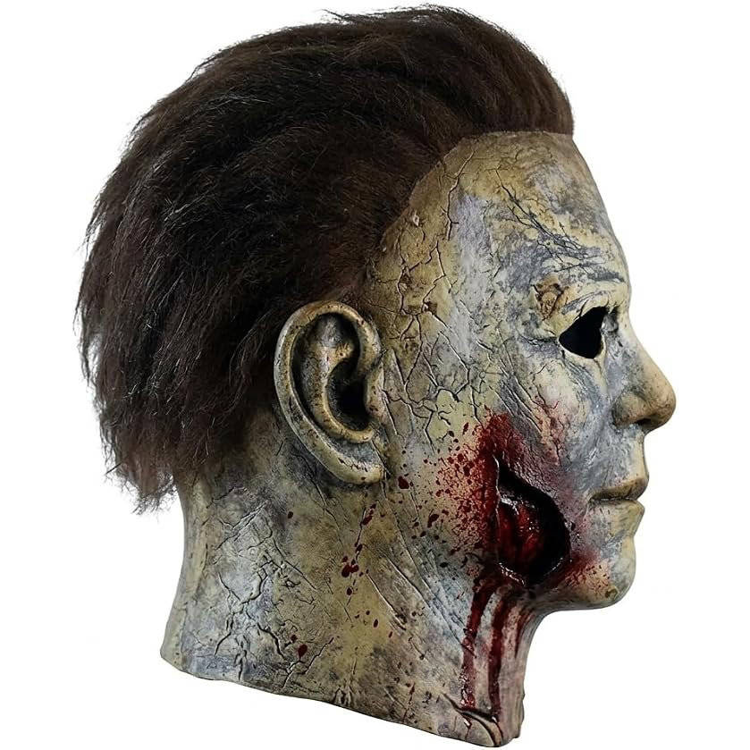 Unisex Volledig Gezichtsmasker van Seriemoordenaar met Haar en Nekbedekking