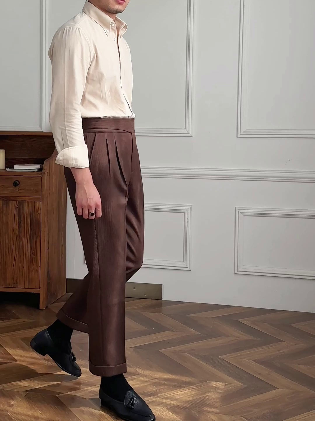 Heren Pantalon met Rechte Pasvorm