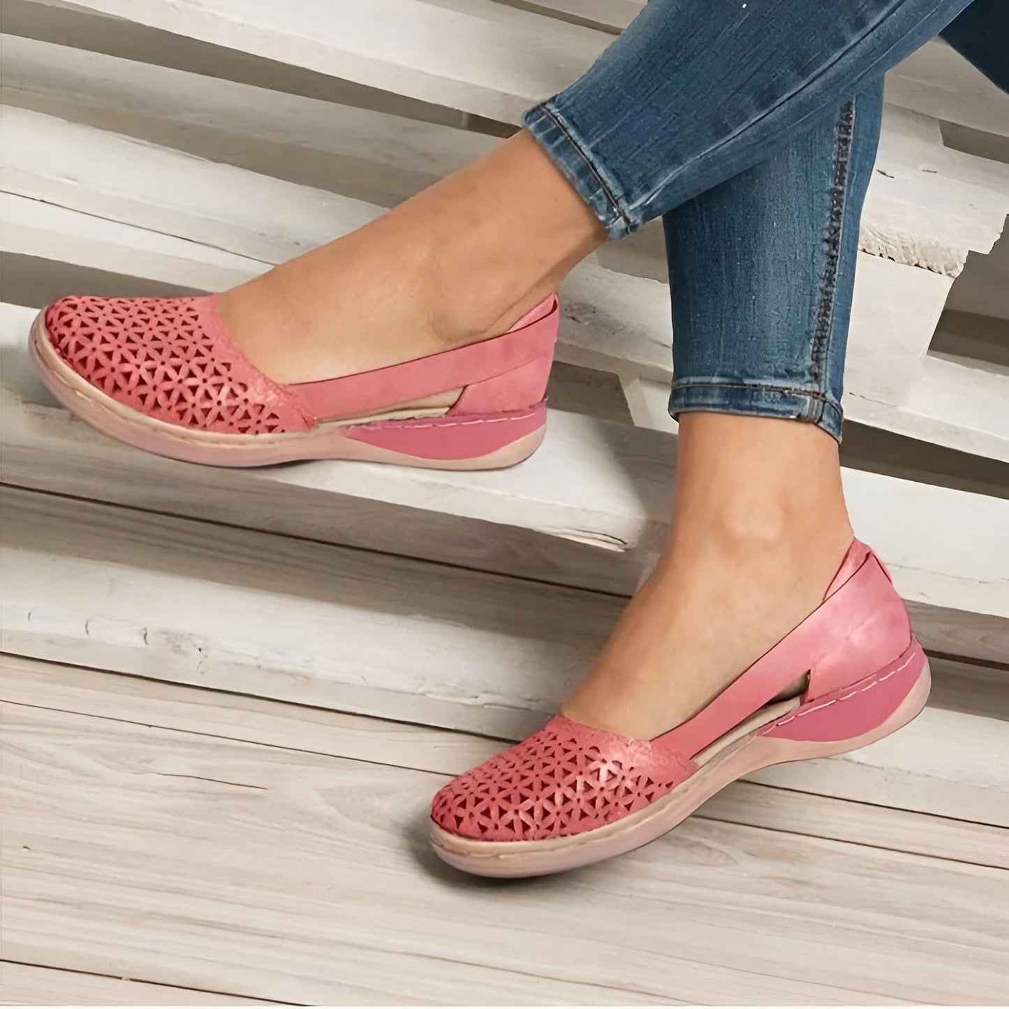 Dames Ballerina Schoenen met Geheugenfoam en Ademend Ontwerp 3