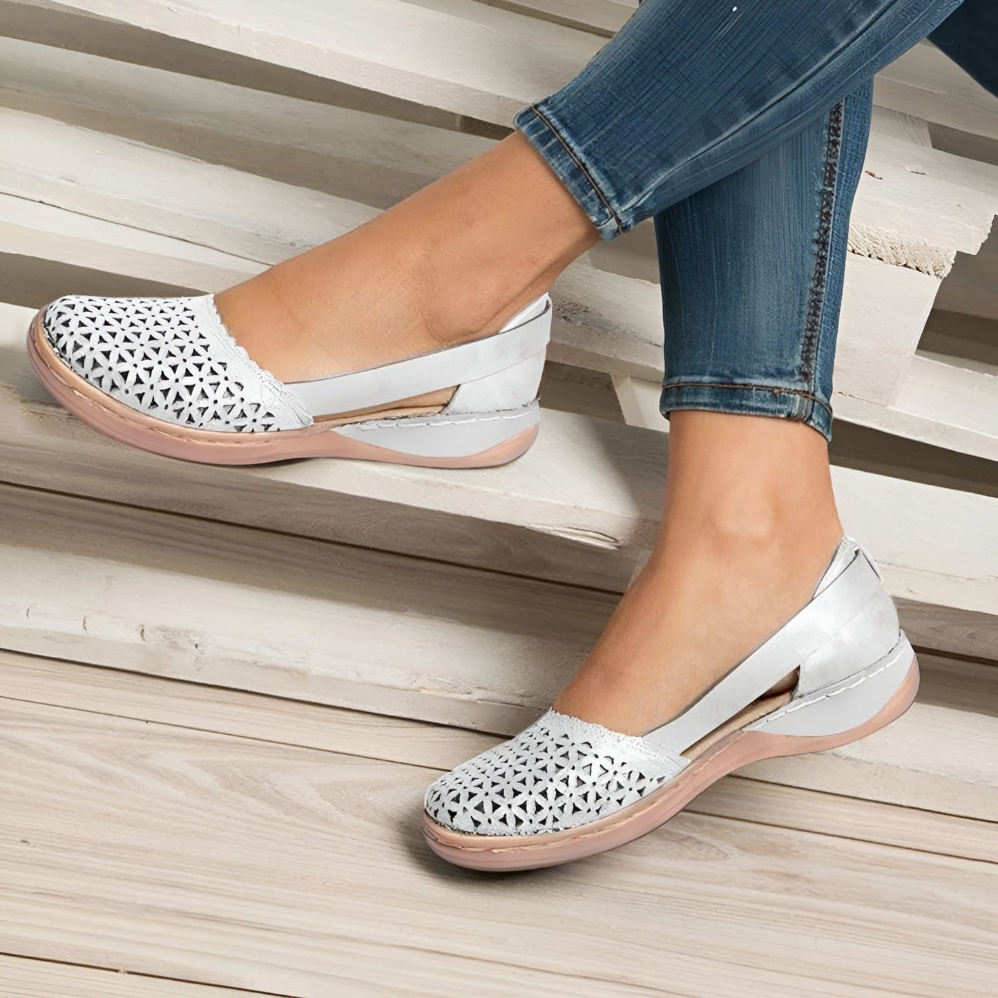Dames Ballerina Schoenen met Geheugenfoam en Ademend Ontwerp 5