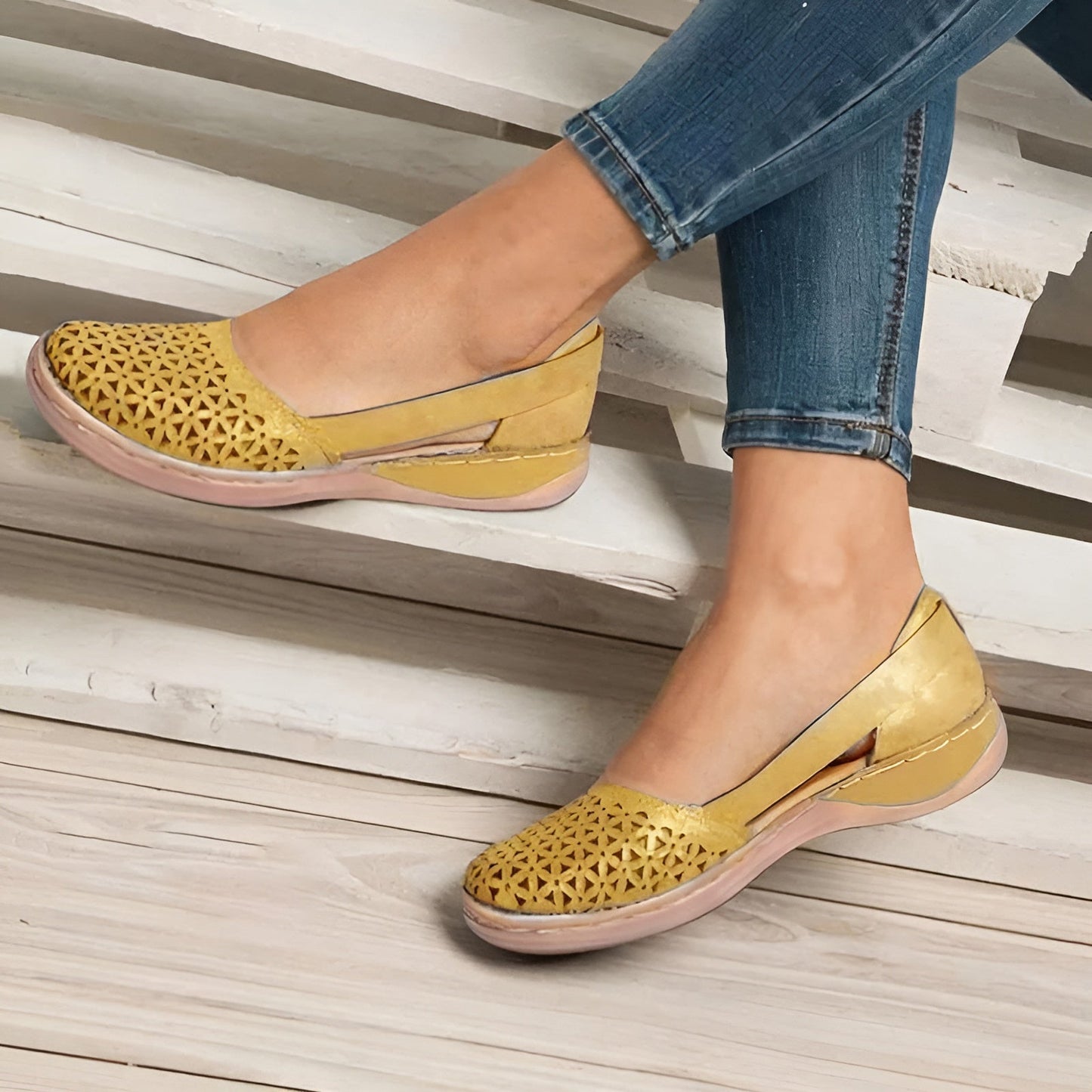 Dames Ballerina Schoenen met Geheugenfoam en Ademend Ontwerp 7