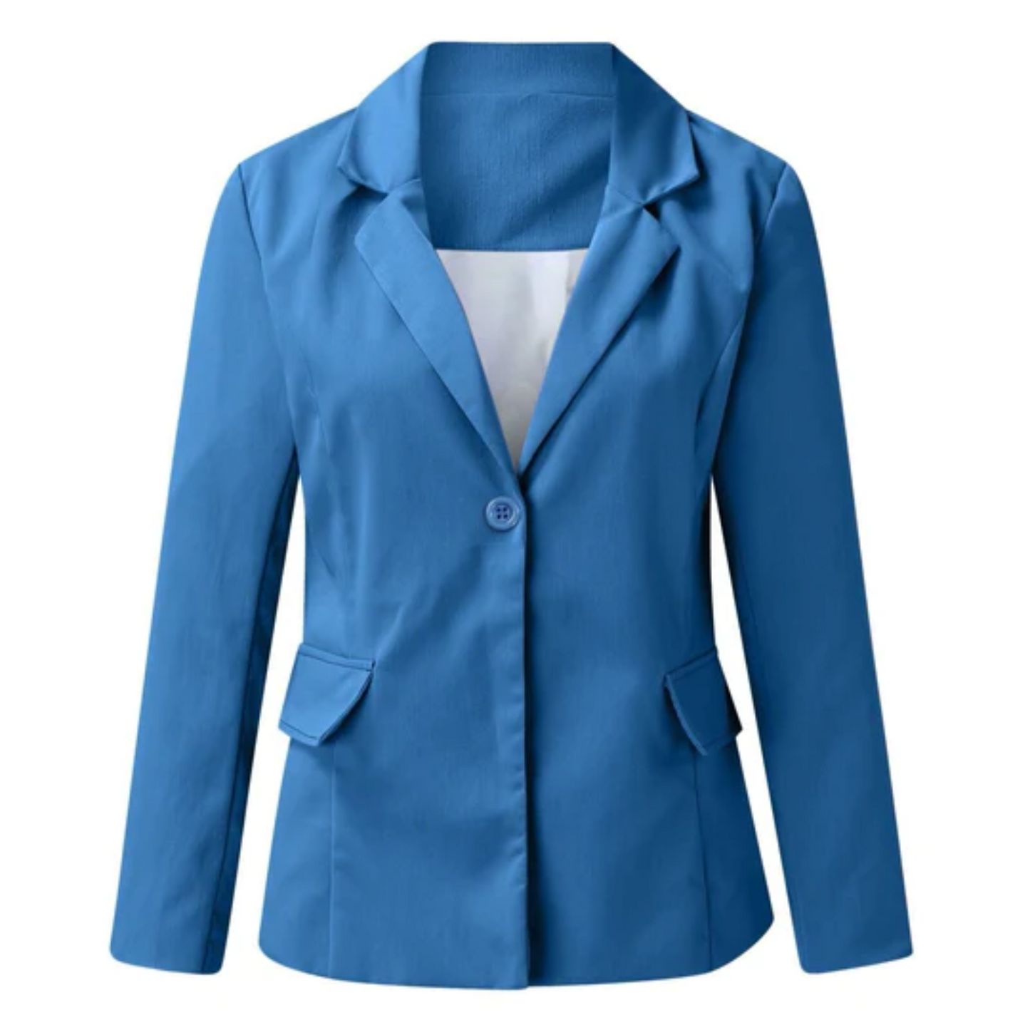Dames Blazer met Klassiek Revers en Taillering voor Elegante Looks 12