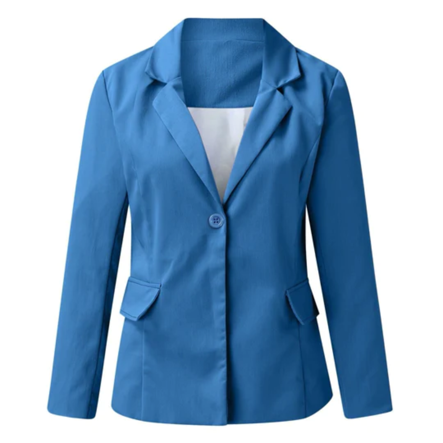 Dames Blazer met Klassiek Revers en Taillering voor Elegante Looks 12