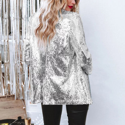 Dames Blazer met Waterdichte Stof en Elegante Snit 2