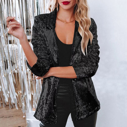 Dames Blazer met Waterdichte Stof en Elegante Snit 4