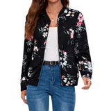 Dames Bomberjack met Bloemenprint
