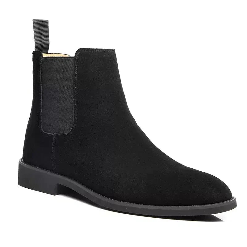 Dames Chelsea Boots van Kalfs Suède met Leren Binnenzool en Gestikt Bovenwerk 3