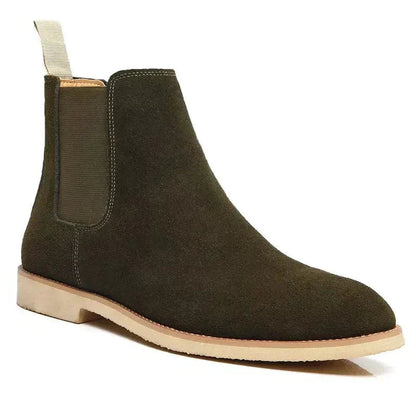 Dames Chelsea Boots van Kalfs Suède met Leren Binnenzool en Gestikt Bovenwerk 5