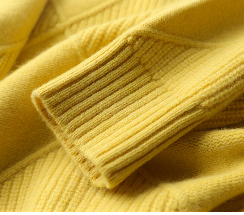 Dames Coltrui van Cashmere met Luxe Comfort en Hoge Kraag 8