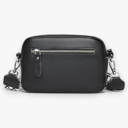 Dames Crossbody Tas van Leer met Rits en Ruime Opbergruimte 6
