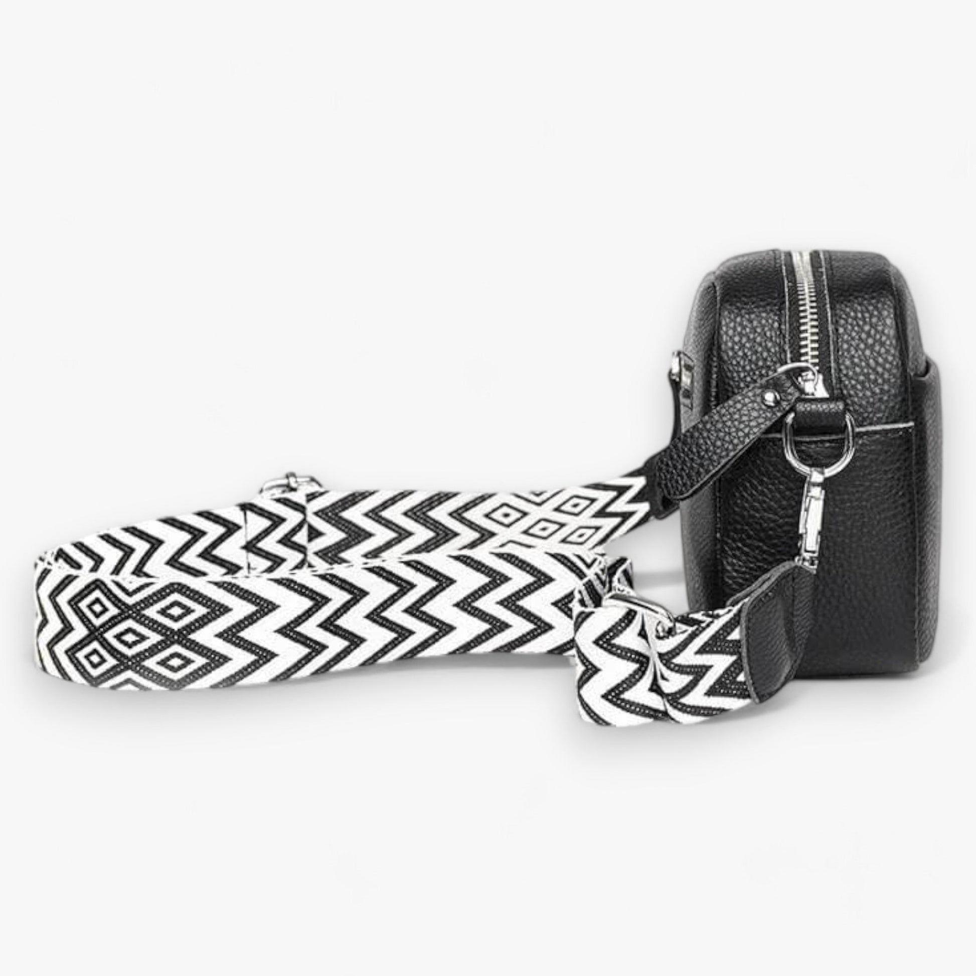 Dames Crossbody Tas van Leer met Rits en Ruime Opbergruimte 7