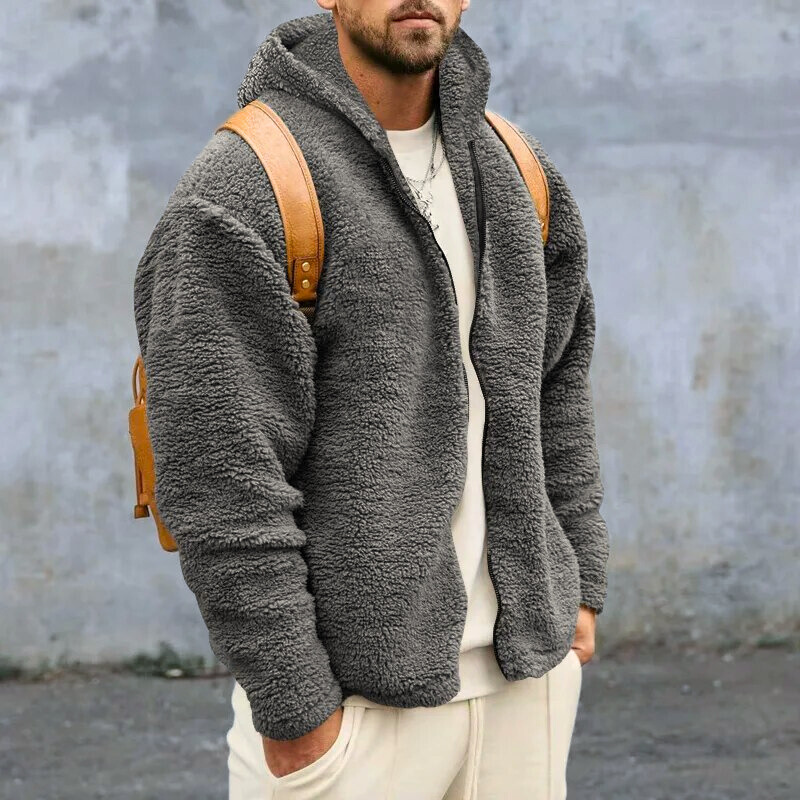 Dames Fleece Jas met Rits en Capuchon voor Comfort en Functionaliteit 3