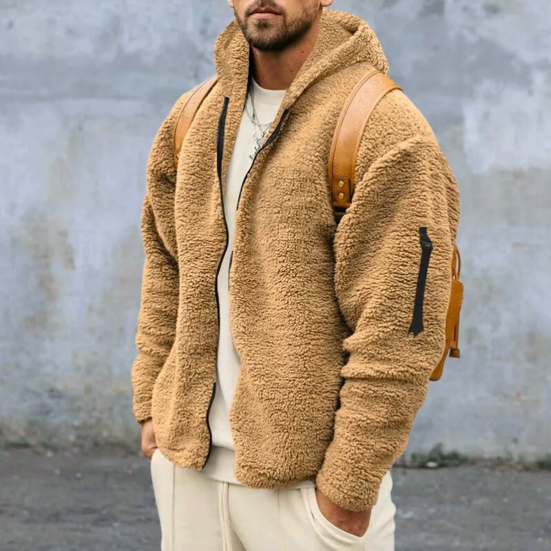 Generisch Teddy jas voor heren, met capuchon, fleecejack, verdikt, warm gevoerd, capuchon, grote maten, losse winterjas, suède, kleurblok, werkjas, dagelijks sweatjack, outdoor, casual, sportjack Generisch Teddy jas voor heren, met capuchon, fleecejack, verdikt, warm gevoerd, capuchon, grote maten, losse winterjas, suède, kleurblok, werkjas, dagelijks sweatjack, outdoor, casual, sportjack