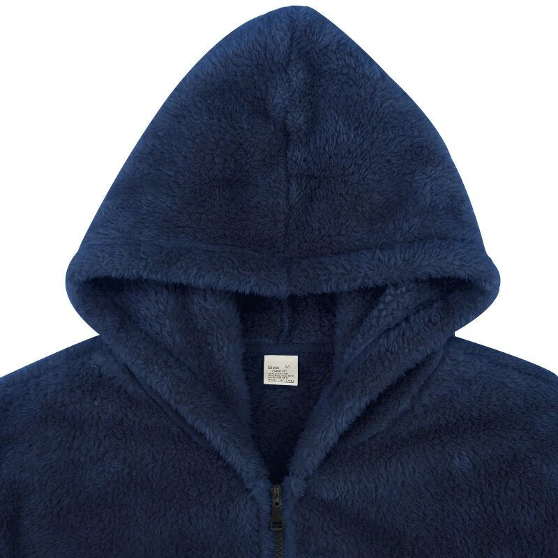 Dames Fleece Jas met Rits en Capuchon voor Comfort en Functionaliteit 7