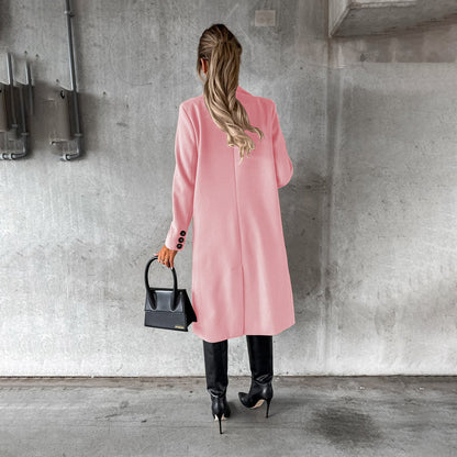 Dames Gewatteerde Lange Winterjas met Elegante Uitstraling en Optimale Warmte 6