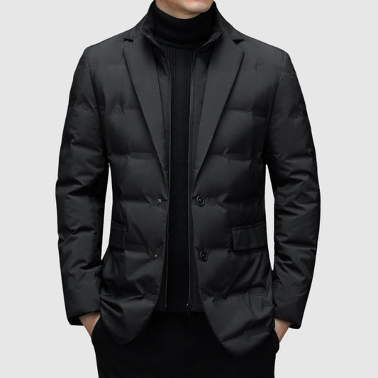 Dames Jas Winter met Elegante Kraag en Zakken 0