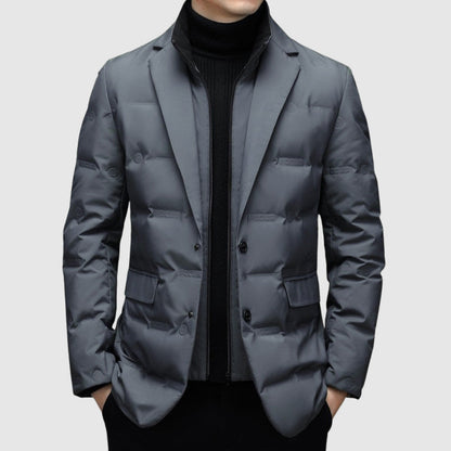 Dames Jas Winter met Elegante Kraag en Zakken 1