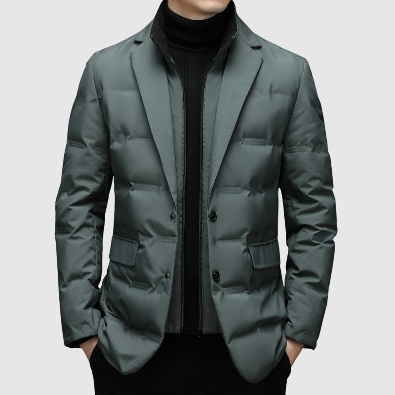 Dames Jas Winter met Elegante Kraag en Zakken 2