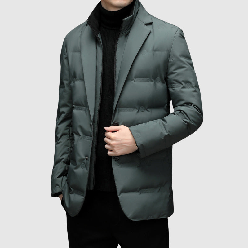 Dames Jas Winter met Elegante Kraag en Zakken 3