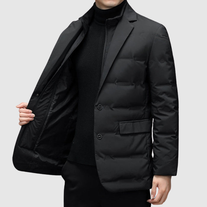Dames Jas Winter met Elegante Kraag en Zakken 6
