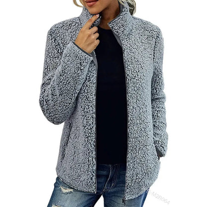 Dames Jas Winter met Klassiek Uiterlijk en Duurzaam Fleece Ontwerp 7