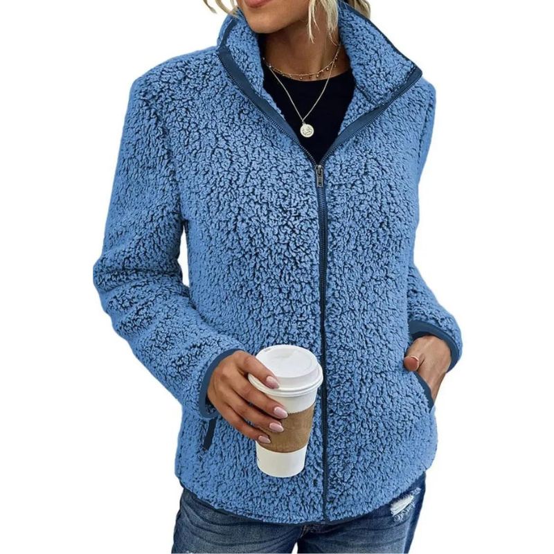Dames Jas Winter met Klassiek Uiterlijk en Duurzaam Fleece Ontwerp 8