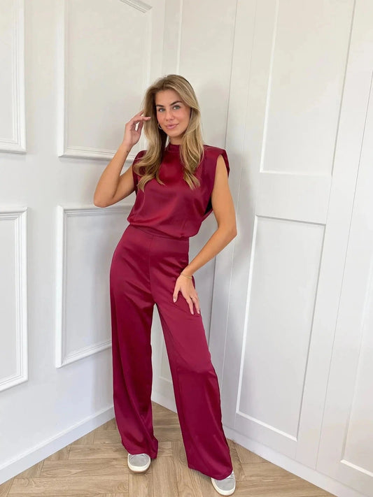 Dames Jumpsuit met Open Rug