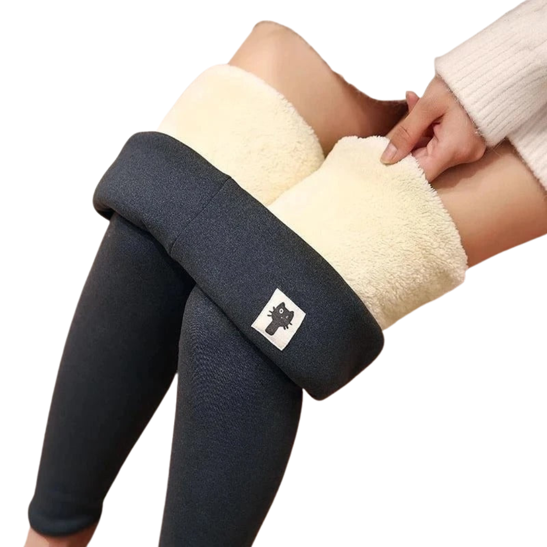Dames Leggings met Hoge Taille en Fleece Voering 1