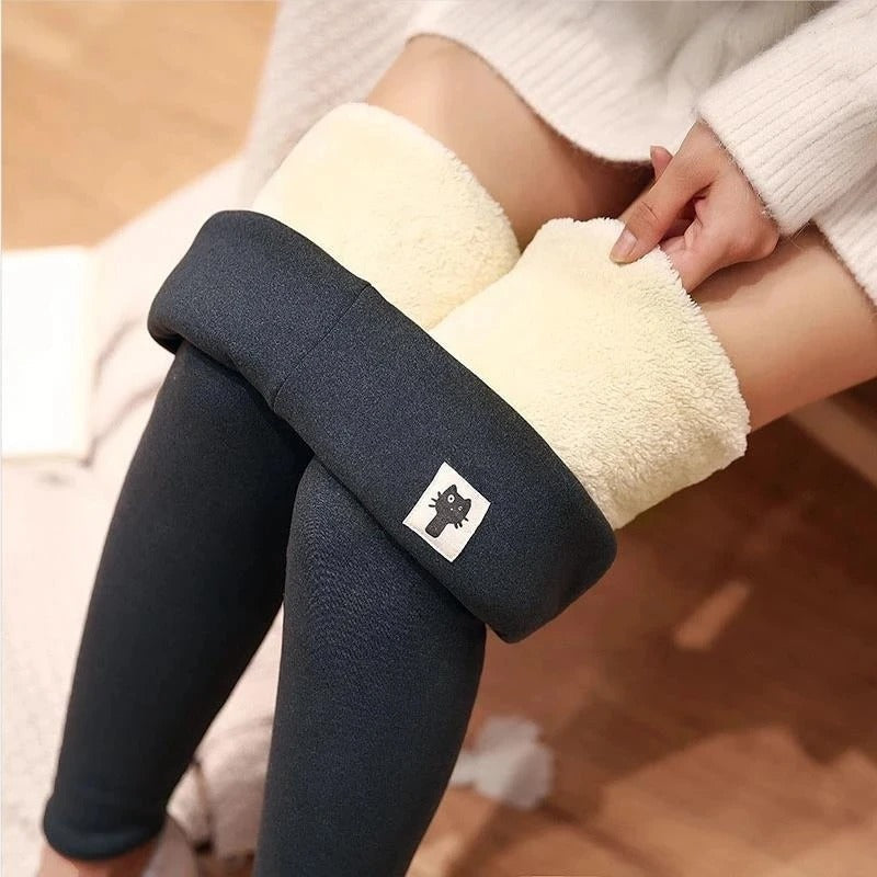 Dames Leggings met Hoge Taille en Fleece Voering 6