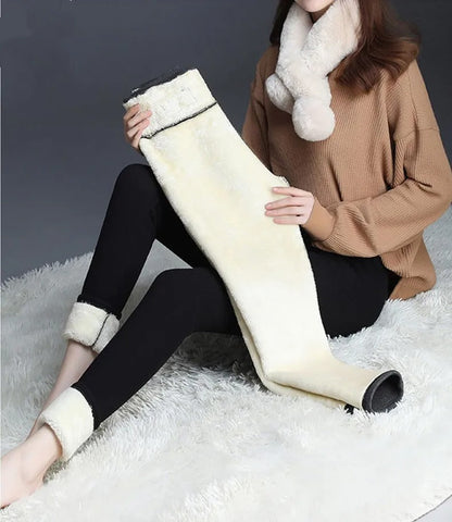 Dames Leggings met Hoge Taille en Fleece Voering 8
