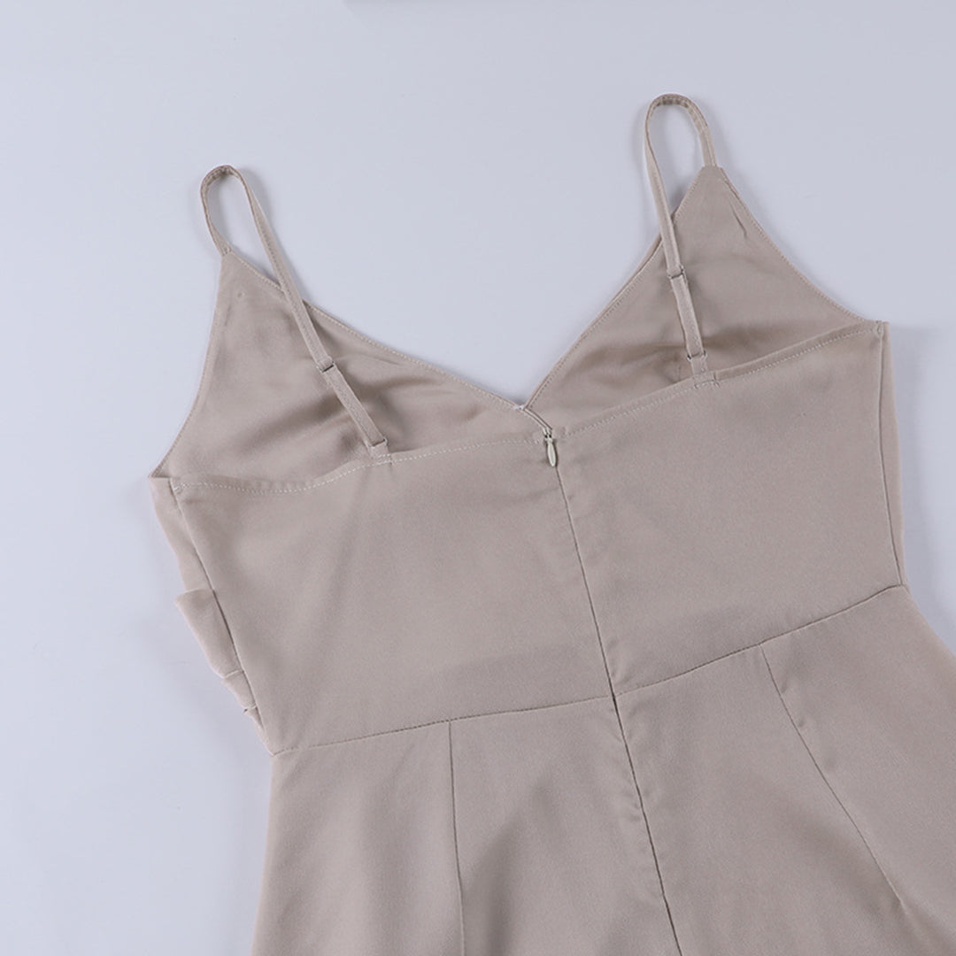 Dames Maxi Jurk met V-hals en Sleuf voor Zomeravonden 6