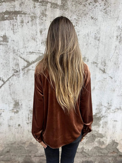 Dames Blouse van Fluweel