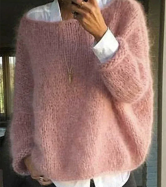 Dames Oversized Trui met Luxe Zacht Gevoel en Relaxte Pasvorm 0