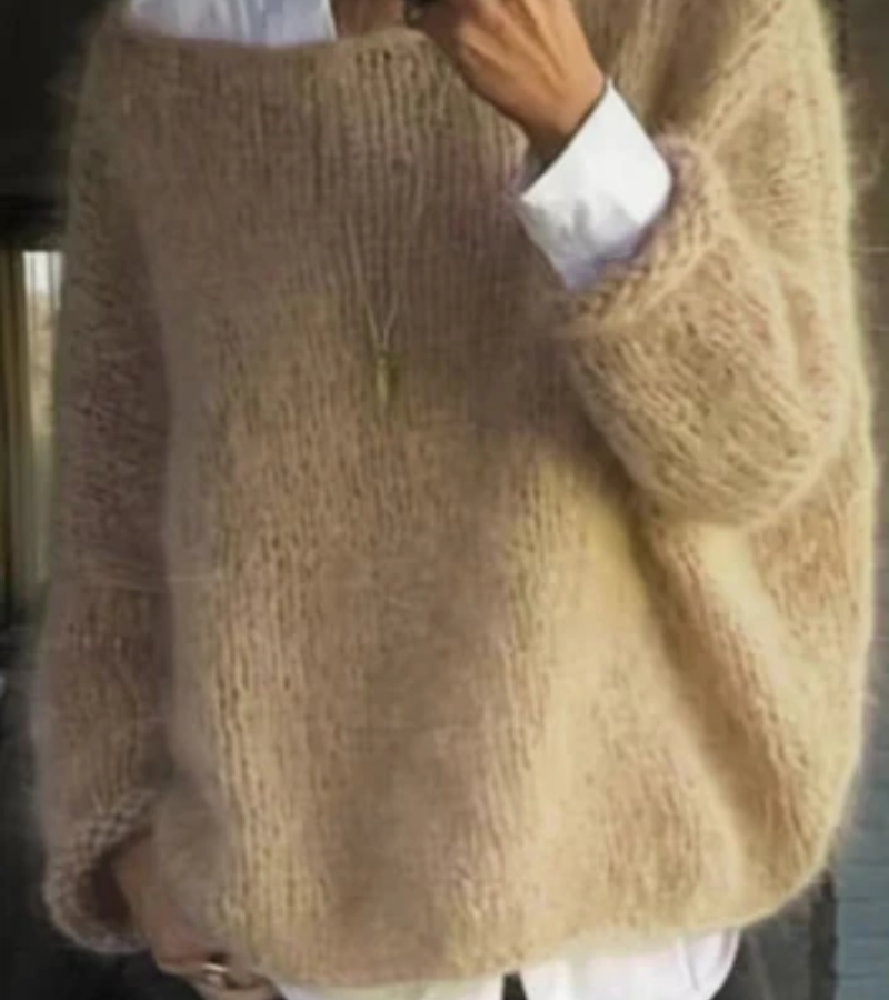 Dames Oversized Trui met Luxe Zacht Gevoel en Relaxte Pasvorm 1