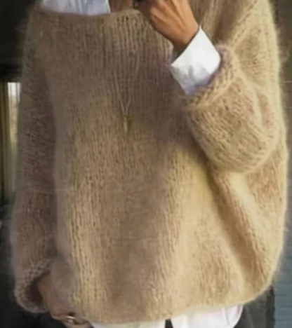 Dames Oversized Trui met Luxe Zacht Gevoel en Relaxte Pasvorm 1