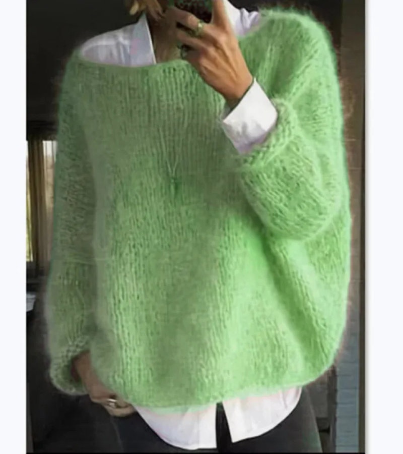Dames Oversized Trui met Luxe Zacht Gevoel en Relaxte Pasvorm 5