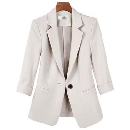 Dames Pak 2 Delig met Gestructureerde Blazer en Rechte Pantalon 2