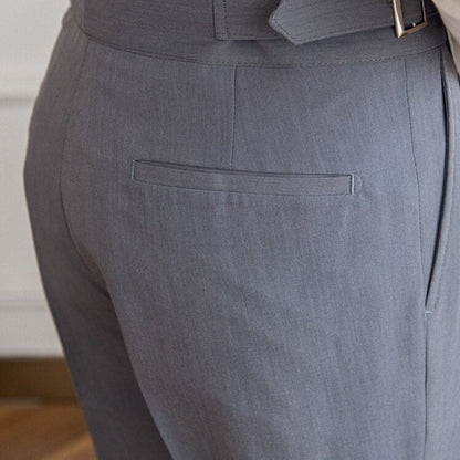 Dames Pantalon met Hoge Taille en Klassieke Gesp 5