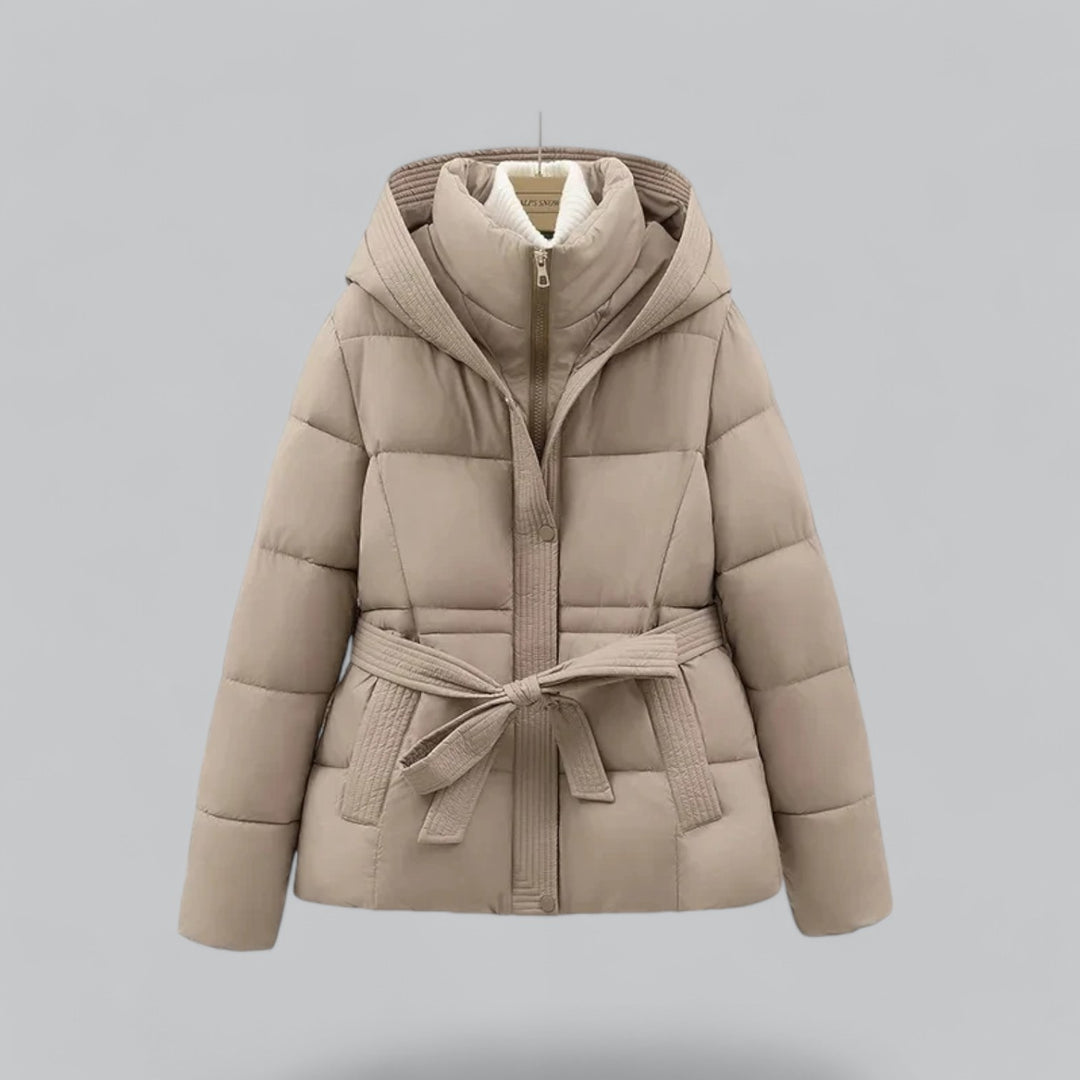 Dames Parka Winterjas met Riem en Verstelbare Capuchon voor Koude Dagen 2
