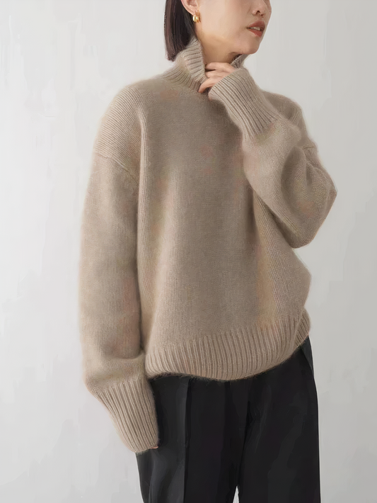 Dames Rollkragenpullover van Kasjmier met Luxe en Tijdloze Elegantie 0