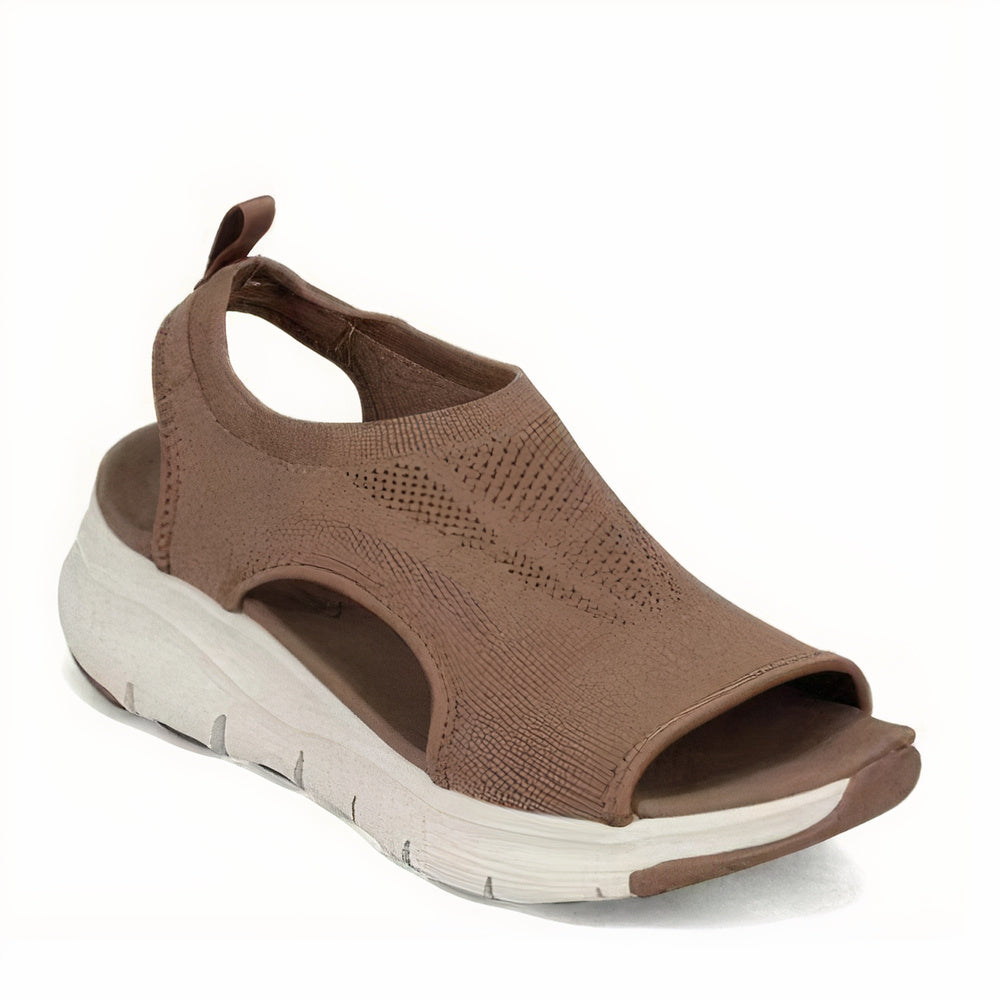 Dames Sandalen met Ergonomische Pasvorm Bruin