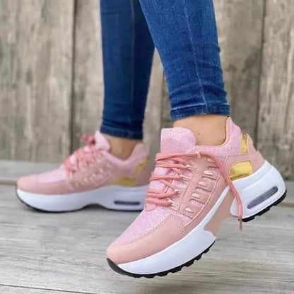 Dames Sneakers Orthopedisch Roze