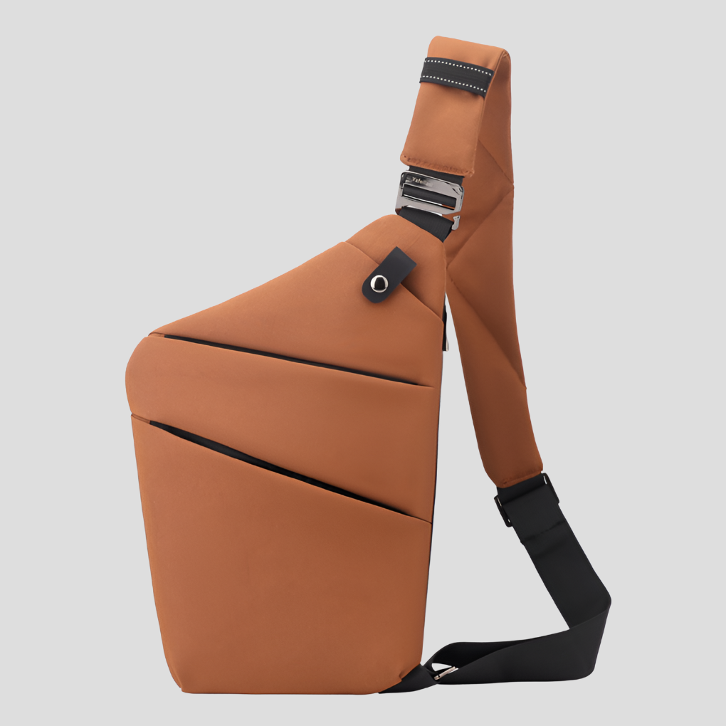 Crossbody Schoudertas Compact Anti-Diefstal Oranje