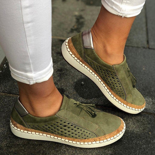 Dames Slip-Ons met Orthopedische Ondersteuning en Antislip Zool 0