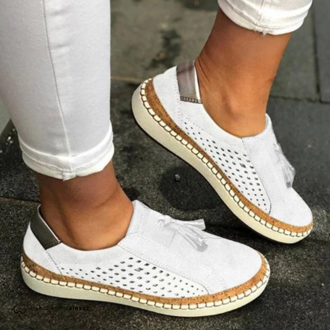 Dames Slip-Ons met Orthopedische Ondersteuning en Antislip Zool 5
