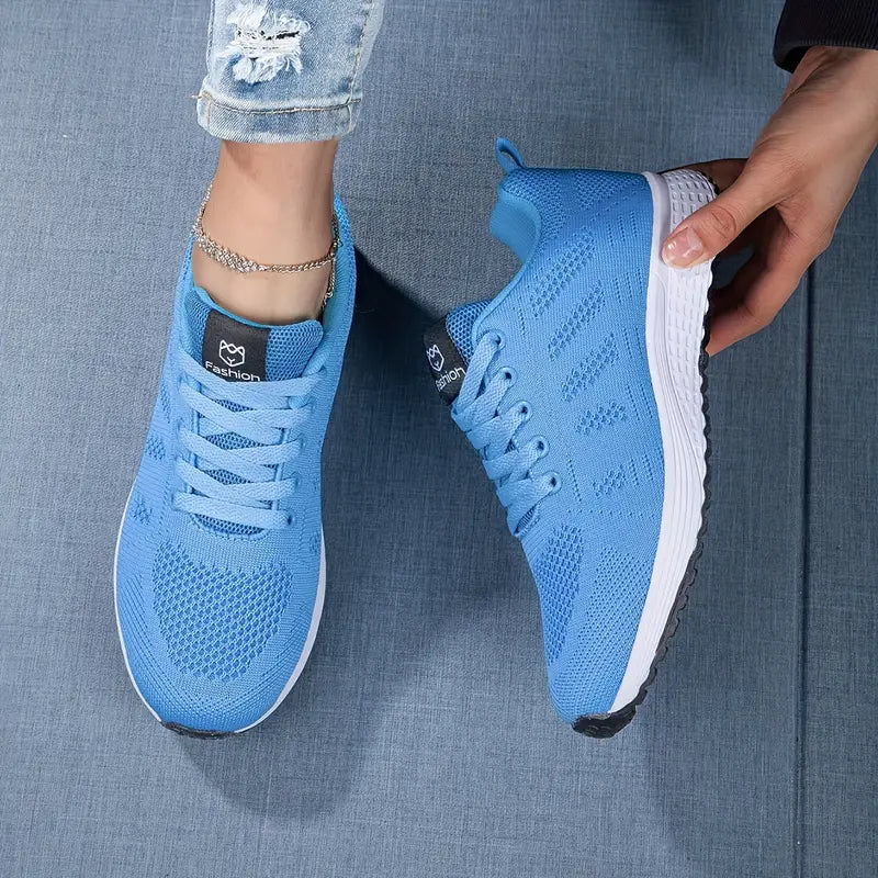 Dames Sneakers met Ademend Ontwerp en Veilige Pasvorm 0