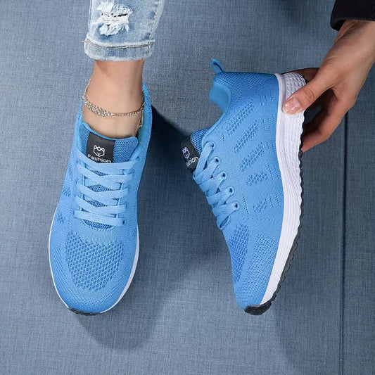 Dames Sneakers met Ademend Ontwerp en Veilige Pasvorm 0
